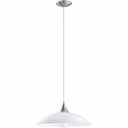 EGLO LAZOLO, 1 lampadina(e), E27, IP20, Nichel, Bianco