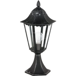 Piantana Esterno Classico Navedo Alluminio Nero 1 Luce E27