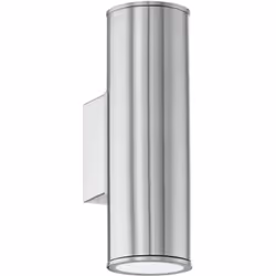 EGLO Riga, Superficie, 2 lampadina(e), GU10, 3000 K, IP44, Acciaio inox