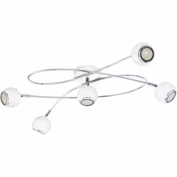 EGLO Locanda, Lampadina/e non sostituibile/i, 3000 K, 240 lm, IP20, Cromo, Bianco