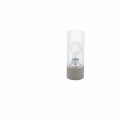 EGLO Torvisco 1, Grigio, Trasparente, Vetro, Acciaio, Camera da letto, Soggiorno, IP20, II, ENEC