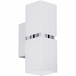 EGLO PASSA, Superficie, Rettangolo, 2 lampadina(e), GU10, 3000 K, Cromo, Bianco