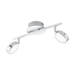 EGLO SALTO Barra da parete/plafone a 4W LED in Acciaio, cromo/plastica, satin