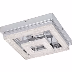 EGLO Fradelo, LED, Lampadina/e non sostituibile/i, 3000 K, 1250 lm, IP20, Cromo, Trasparente