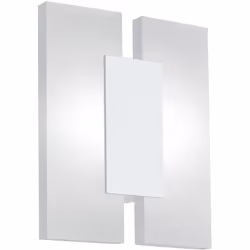 EGLO Metrass 2, 3000 K, 480 lm, IP20, Acciaio satinato, Bianco
