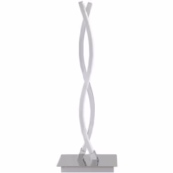 EGLO Lasana 2, Cromo, Bianco, Alluminio, Acciaio, Camera da letto, Soggiorno, IP20, II, ENEC