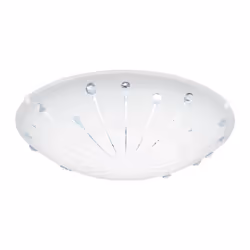 EGLO Margitta 1, 3000 K, 950 lm, IP20, Trasparente, Bianco