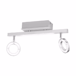 EGLO Cardillio 1, Faretto d'illuminazione da superficie, 3000 K, 400 lm, 220-240 V, Alluminio, Cromo