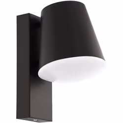 EGLO CALDIERO, Illuminazione da parete da esterno, Antracite, Plastica, IP44, I, Bianco