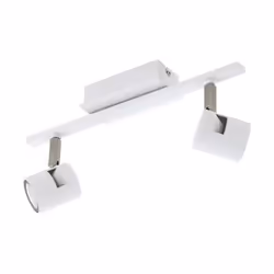 EGLO 97507, Faretto d'illuminazione da superficie, GU10, 2 lampadina(e), LED, 400 lm, Nichel, Bianco
