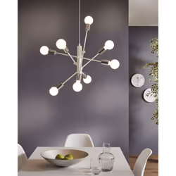 EGLO GRADOLI lampada a sospensione Supporto flessibile E27