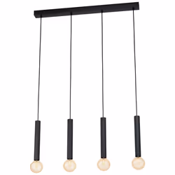 EGLO CORTENOVA, Nero, Nero, Acciaio, IP20, I, 4 lampadina(e)