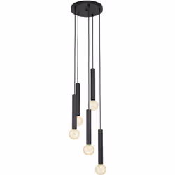 Collezione CORTENOVA LASCIATI AVVOLGERE DALLA LUCE CORTENOVA - Il lampadario a sospensione monta portalampada E27 5X60W non i ...