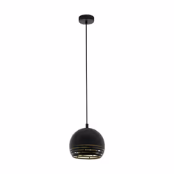 EGLO Camastra, 1 lampadina(e), E27, IP20, Nero, Oro