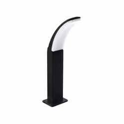 Lampada led da terra Eglo "Fiumicino" nero 3000K.La lampada LED da terra è caratterizzata da una struttura in alluminio di co ...