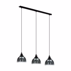 EGLO Beleser, 3 lampadina(e), E27, IP20, Nero, Trasparente