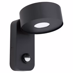 EGLO Palasco, Superficie, 1 lampadina(e), IP44, Nero