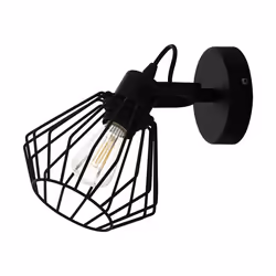 EGLO Tabillano, Faretto d'illuminazione da superficie, E27, 1 lampadina(e), 220-240 V, Nero