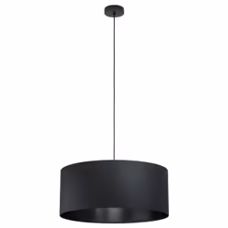 EGLO Maserlo 1, Supporto flessibile, Nero, Nero, Acciaio, Tessuto, Rotondo