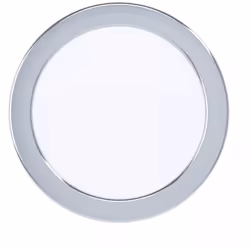 EGLO Fueva 5, Faretto da incasso, 3000 K, 1350 lm, 220-240 V, Cromo, Bianco