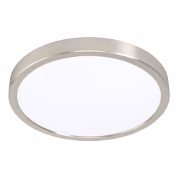 EGLO Fueva 5, LED, 4000 K, 2500 lm, IP20, Acciaio satinato, Bianco