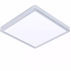 EGLO Fueva 5, LED, 2400 lm, IP44, Cromo, Bianco
