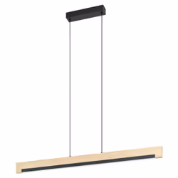 EGLO Camacho, Supporto flessibile, Nero, Marrone, Nero, Marrone, Plastica, Acciaio, Legno, Interno, IP20