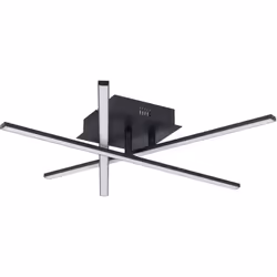 EGLO Lasana 3, LED, IP20, Nero, Bianco