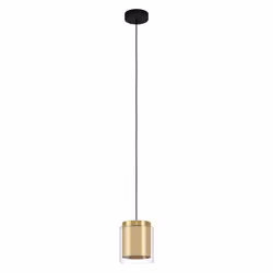 EGLO Lagunitas, Nero, Ottone, Oro, Oro, Vetro, Acciaio, Vetro, Nero, Interno