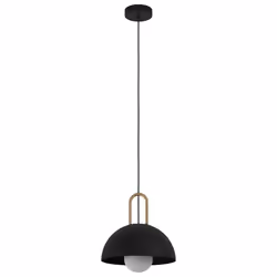 EGLO Calmanera, Nero, Ottone, Nero, Acciaio, Nero, Interno, IP20