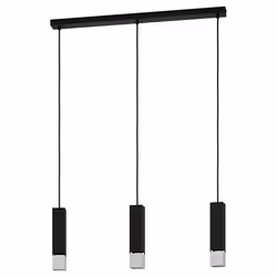 EGLO Butrano, Nero, Argento, Nero, Argento, Acciaio, Nero, Interno, IP20