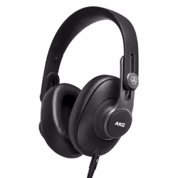AKG K361, Cablato, 15 - 28000 Hz, Studio, 219 g, Cuffie, Nero, Metallico
