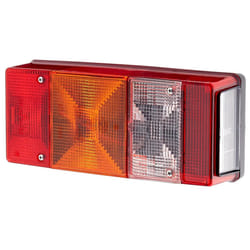 HELLA 2SL 007 547-061 Luce posteriore Dx Rosso nero senza lampadine