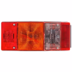 HELLA 2SL 007 547-061 Luce posteriore Dx Rosso nero senza lampadine
