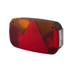 HELLA 2VB 998 232-011 Luce posteriore Sx rosso/giallo nero con lampadine, per rimorchio