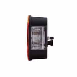 HELLA 2VB 998 232-011 Luce posteriore Sx rosso/giallo nero con lampadine, per rimorchio
