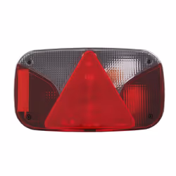 HELLA 2VB 998 232-101 Luce posteriore Dx bianco/rosso nero per rimorchio, con lampadine