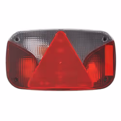 HELLA 2VB 998 232-131 Luce posteriore Sx bianco/rosso nero per rimorchio, con lampadine