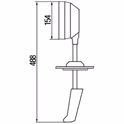 Faro di ricerca HELLA 1H5 998 502-051