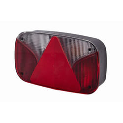 HELLA 2VP 998 232-261 Luce posteriore Dx bianco/rosso nero per rimorchio, con lampadine