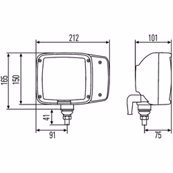 Fanali HELLA 1SA 996 120-011 sinistro