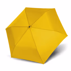 Knirps 7001.005 ombrello Giallo Alluminio, Fibra di carbonio Poliestere Compatta