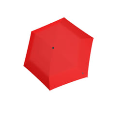 Knirps US.050 Ultra Light Manual Rosso Alluminio, Vetroresina Poliestere Compatta Ombrello