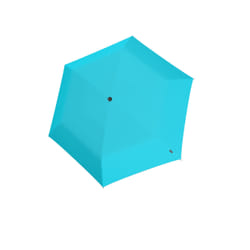 Knirps US.050 Ultra Light Manual Blu Alluminio, Vetroresina Poliestere Compatta Ombrello