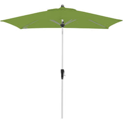 Ombrellone per il giardino in alluminio i 220x140cm ombrellone rettangolare per balcone e terrazza i ombrellone inclinabile a manovella i ombrellone