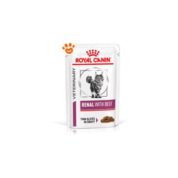 Royal Canin - Cat Veterinary Diet Renal Manzo Cat Veterinary Diet Renal Manzo - Bustina Da 85 Gr