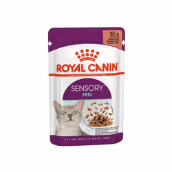 ROYAL CANIN® Sensory Feel è una formula altamente attraente con trame uniche per aiutare a stimolare il senso della bocca del ...