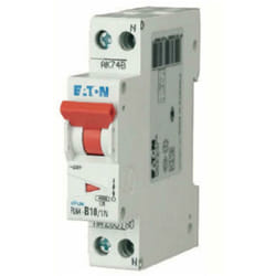 Eaton - interruttore automatico modulare magnetotermico 1p+n 10a 4500 1m 263190
