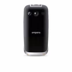 Emporia emporiaEUPHORIA 5,84 cm (2.3") 90 g Nero, Argento Telefono per anziani