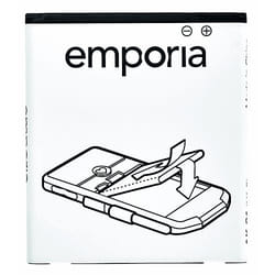 Emporia AK-S3-BC ricambio per cellulare Batteria Nero, Bianco